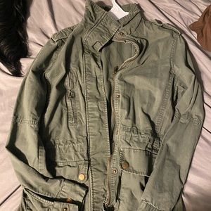 Army green jacket